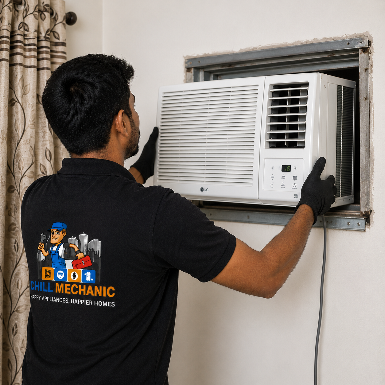 Window AC Installation